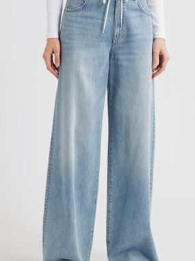 Madewell Drawstring Superwide
Leg Jeans
